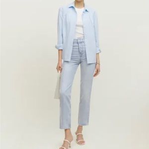 NWT! Reformation - Cynthia High Rise Straight Jean sz 27